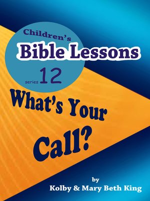 cover image of Children's Bible Lessons
